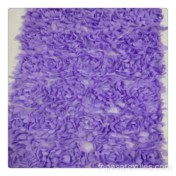 Broderie 3D Tissu de fleurs